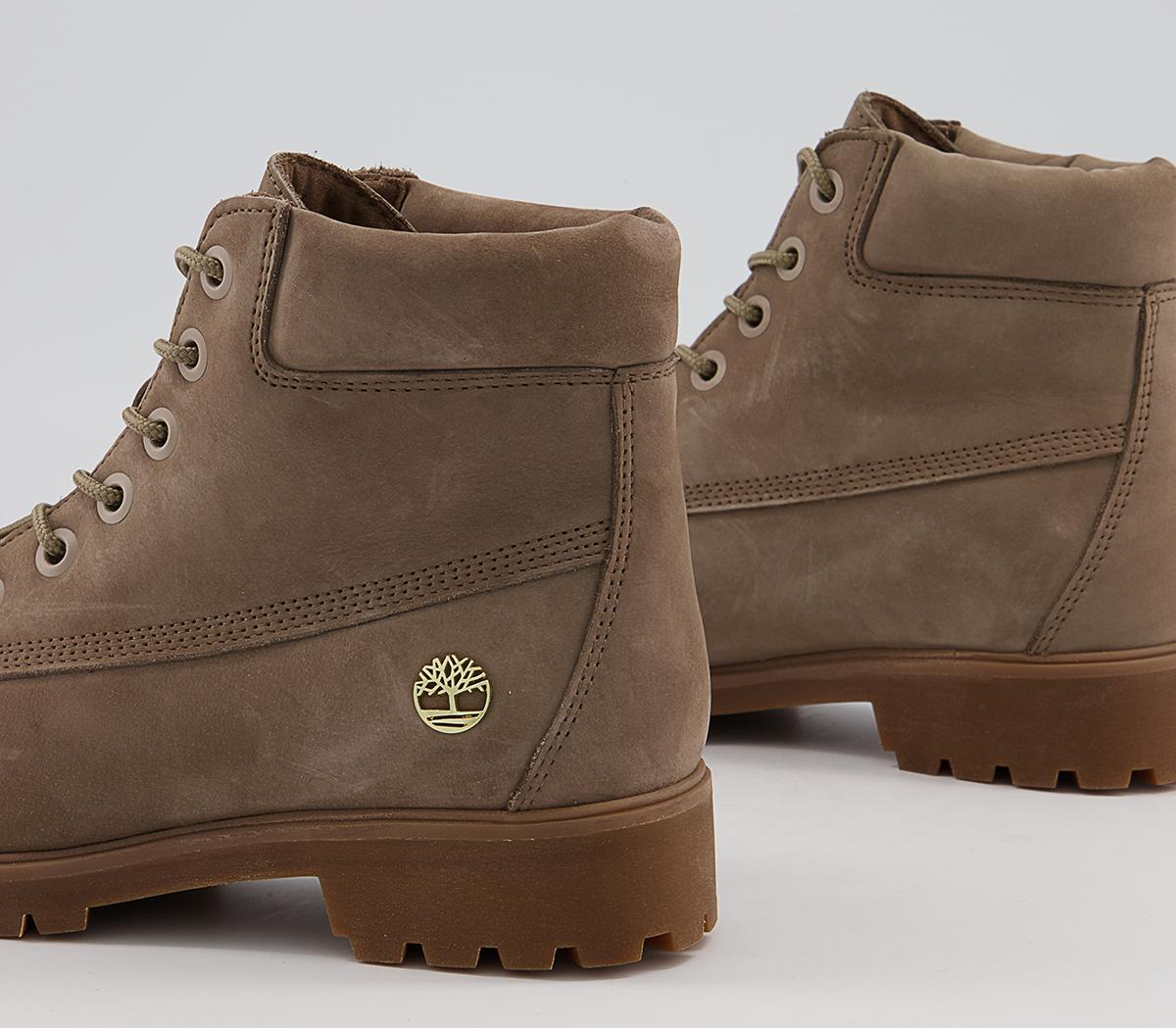 Timberland Slim Premium 6 Inch Boots Timberland Slim Premium 6 Inch Boots Taupe Nubuck