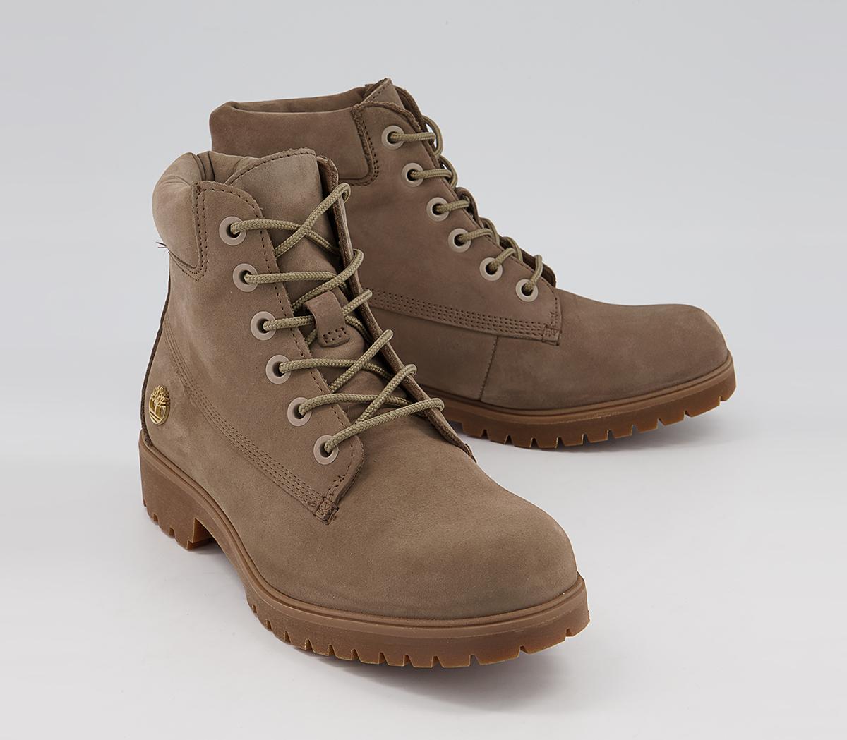 Timberland Slim Premium 6 Inch Boots Timberland Slim Premium 6 Inch Boots Taupe Nubuck