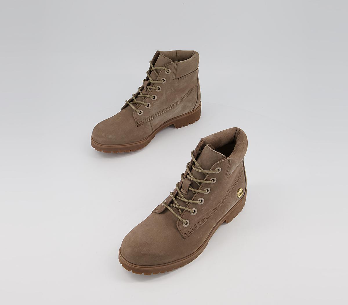 Timberland Slim Premium 6 Inch Boots Timberland Slim Premium 6 Inch Boots Taupe Nubuck