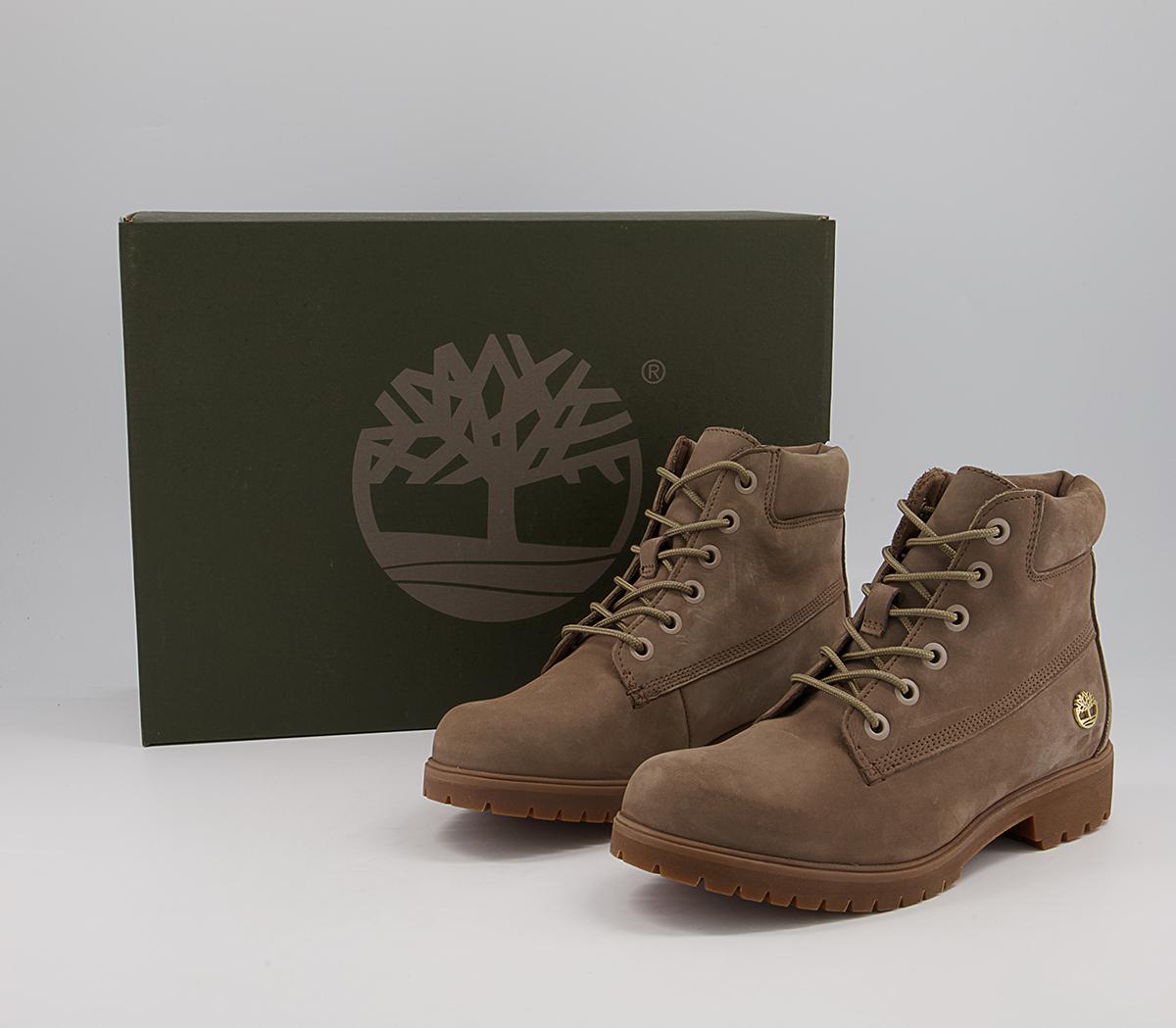 Timberland Slim Premium 6 Inch Boots Timberland Slim Premium 6 Inch Boots Taupe Nubuck
