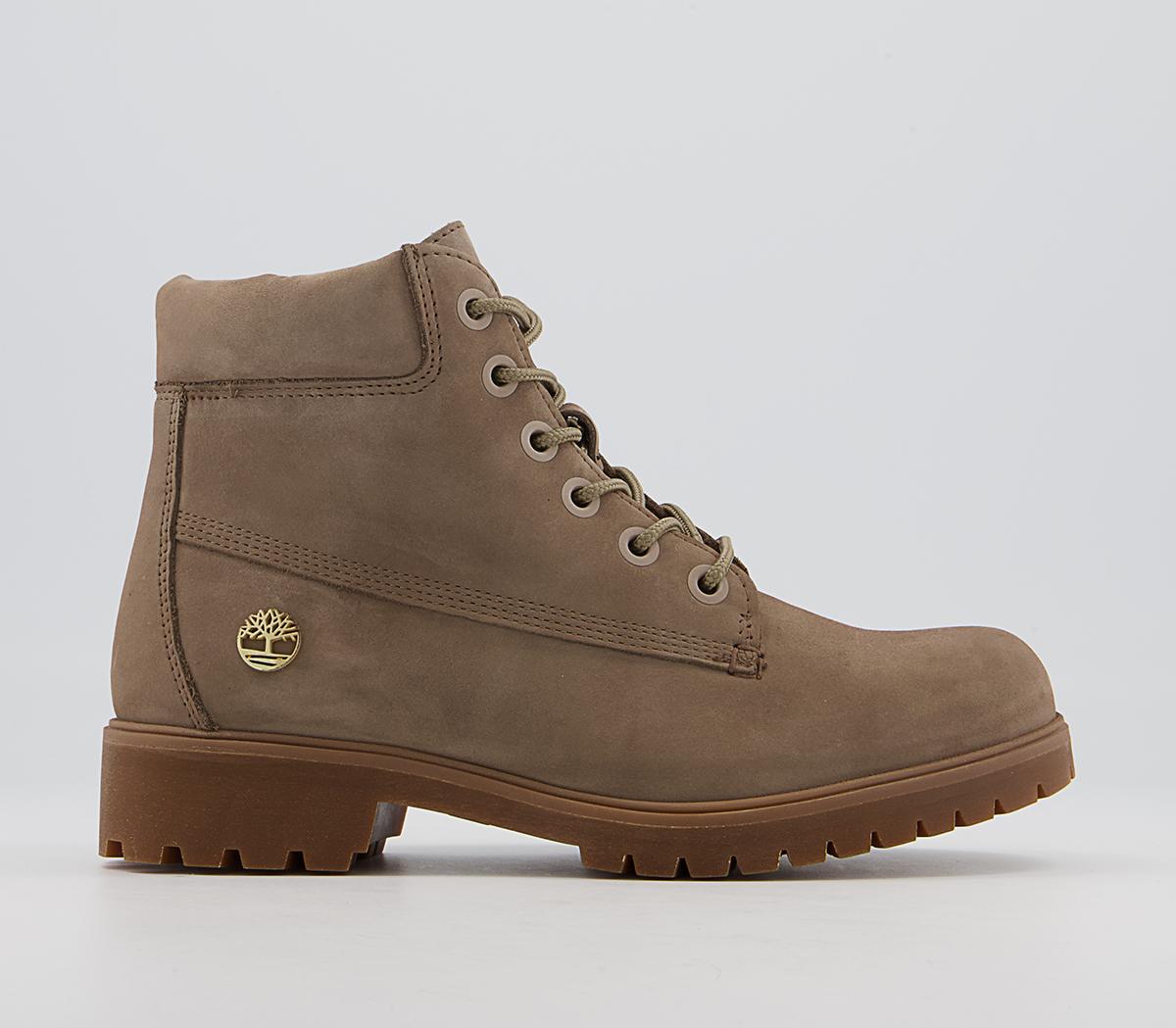 Timberland Slim Premium 6 Inch Boots Timberland Slim Premium 6 Inch Boots Taupe Nubuck