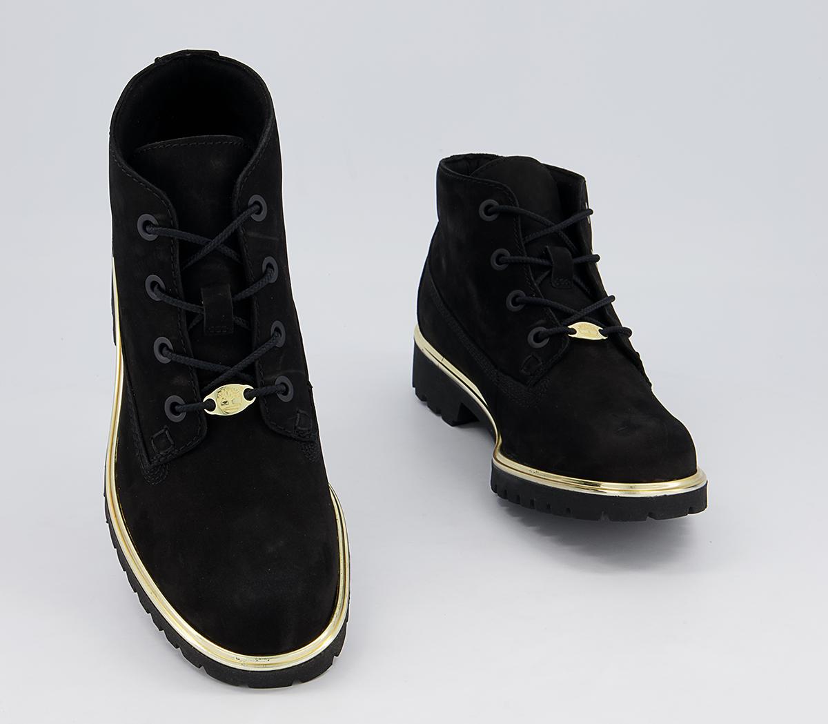 Timberland Slim Nellie Chukka Boots Timberland Slim Nellie Chukka Boots Black Nubuck Metallic Rand