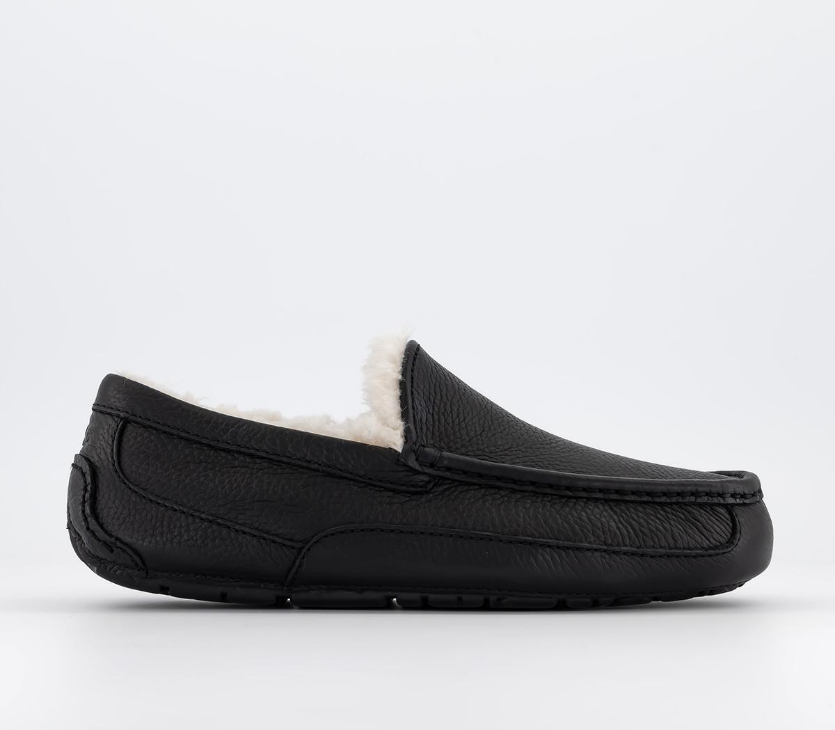 Ugg ascot leather deals slippers sale