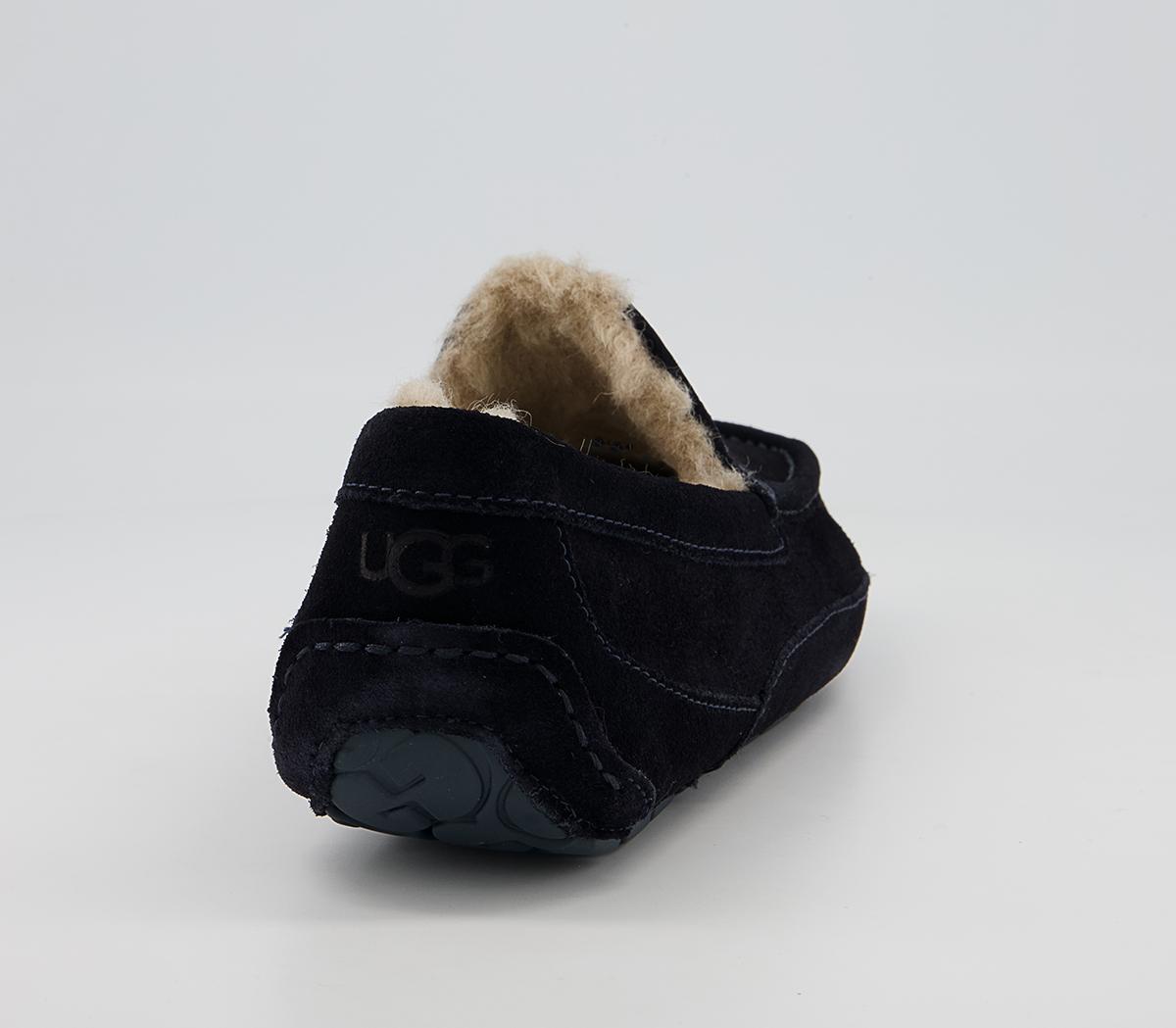 UGG Ascot Slippers UGG Ascot Slippers Navy Suede New