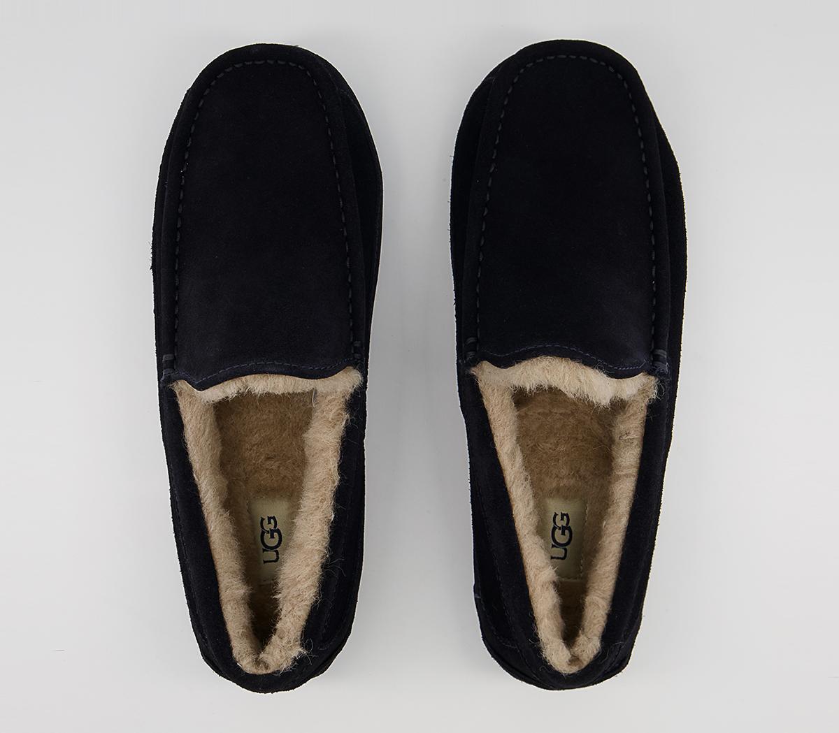 UGG Ascot Slippers UGG Ascot Slippers Navy Suede New