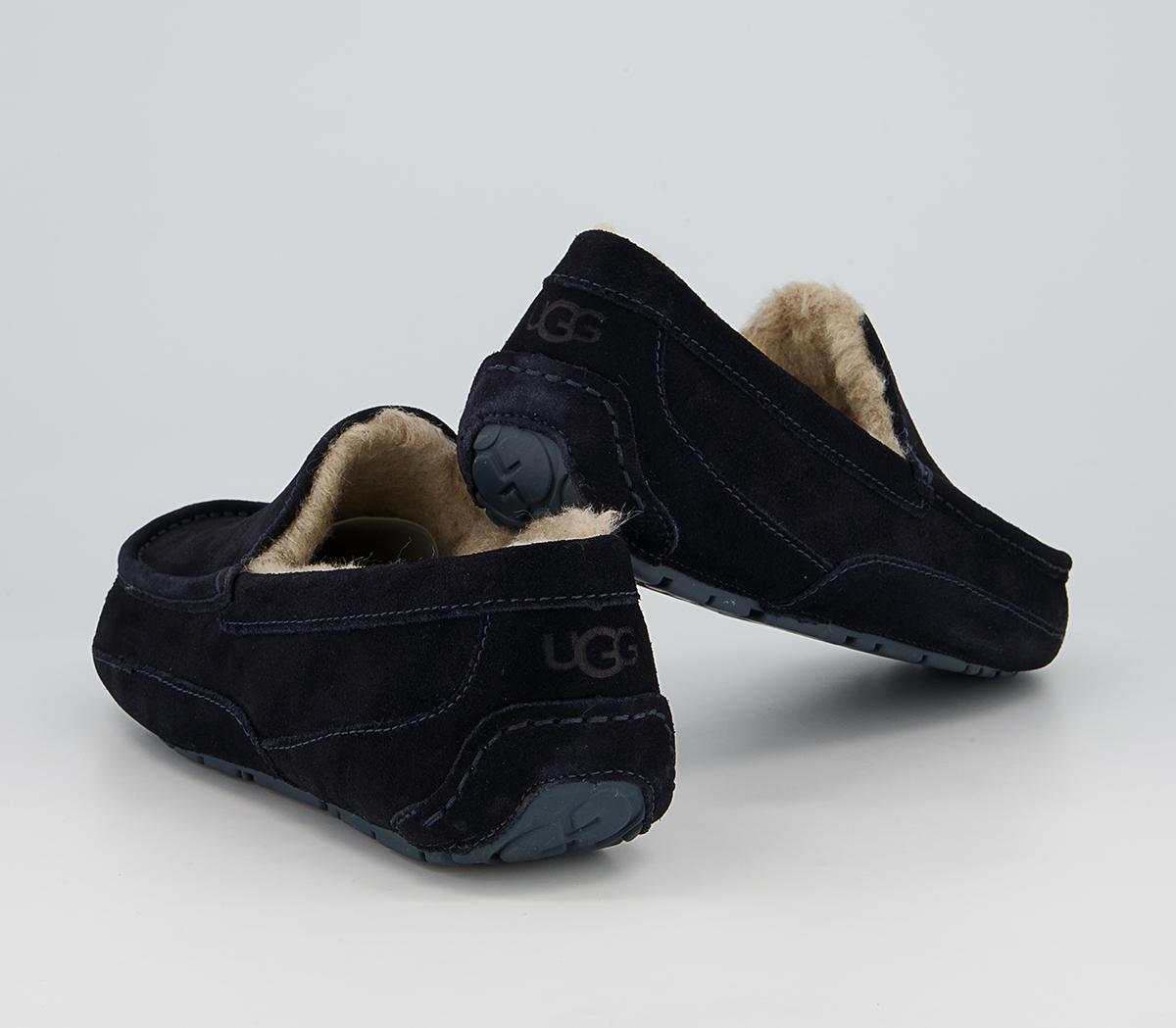 UGGAscot SlippersNavy Suede New