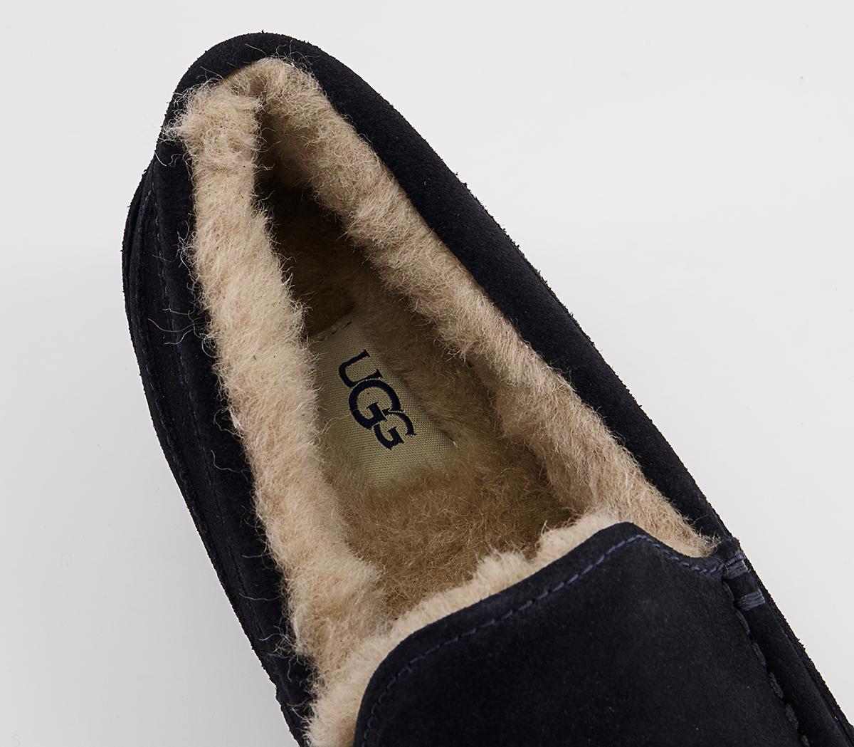 UGGAscot SlippersNavy Suede New