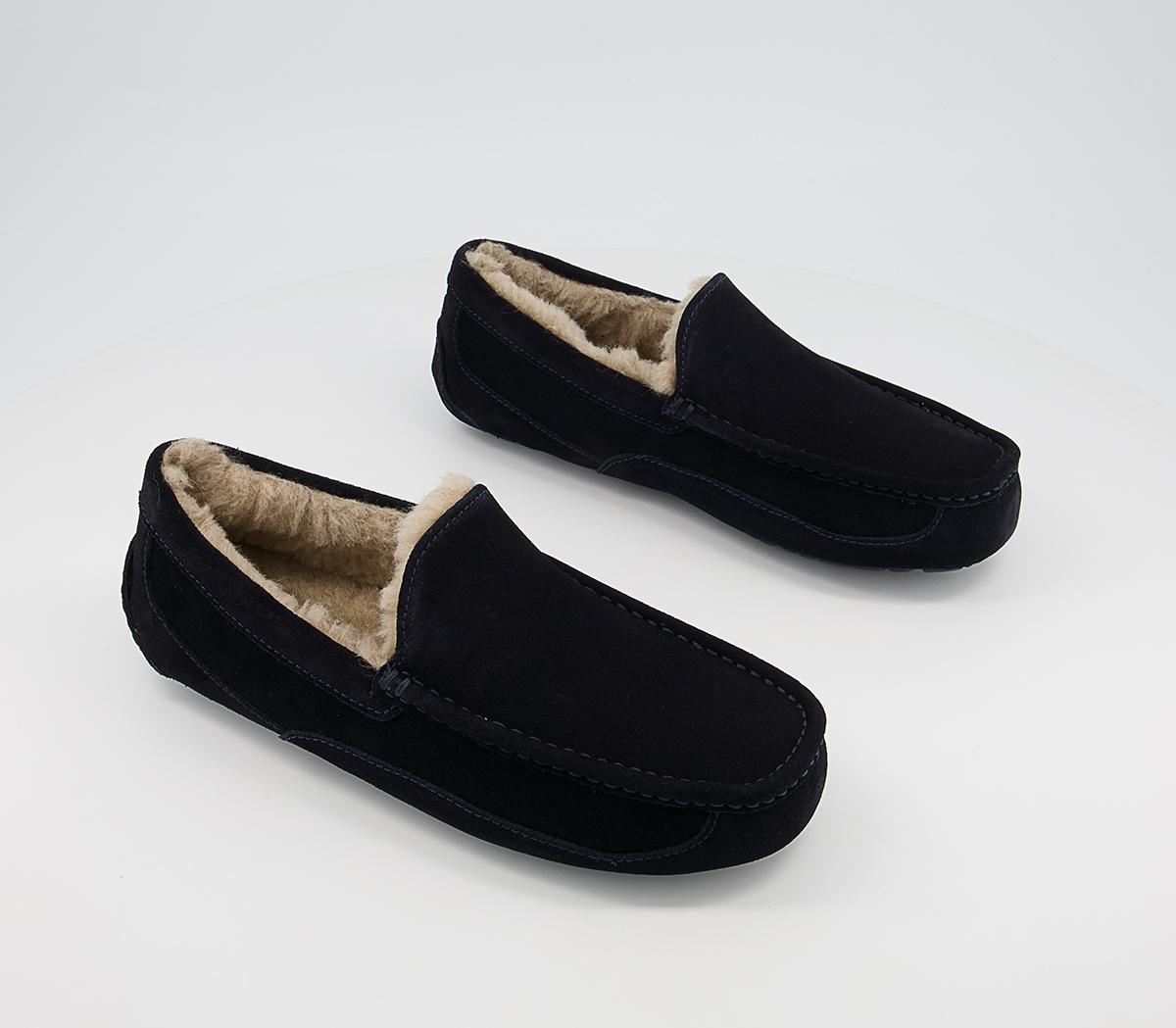 UGG Ascot Slippers UGG Ascot Slippers Navy Suede New