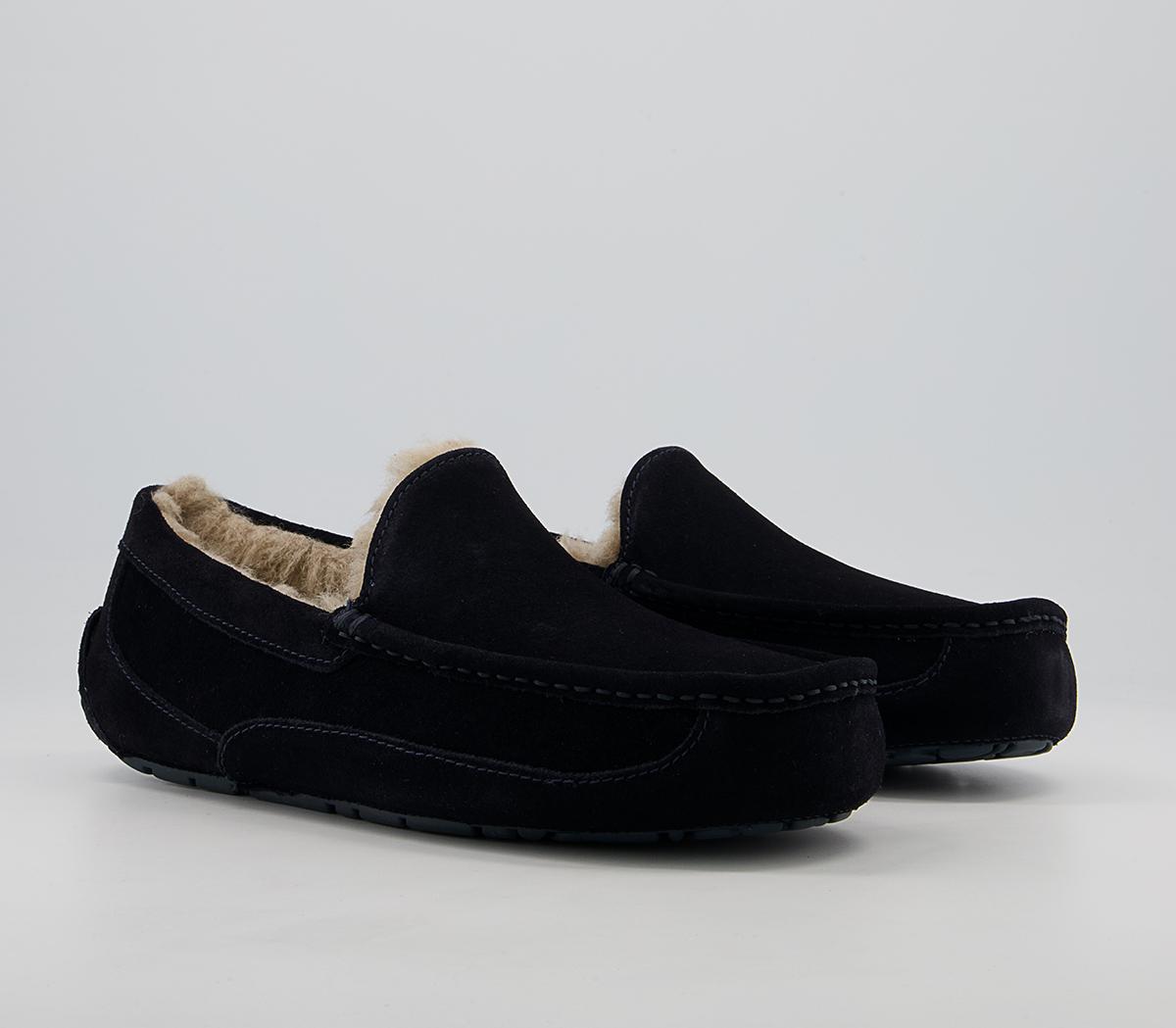 UGG Ascot Slippers UGG Ascot Slippers Navy Suede New