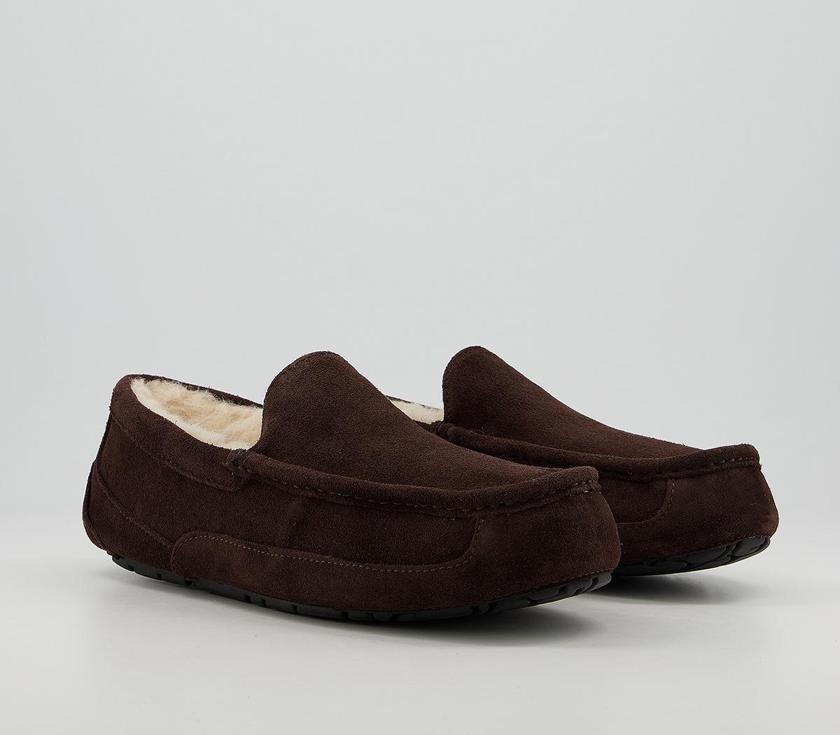 UGG Mens Ascot Slippers Espresso In Brown, 6