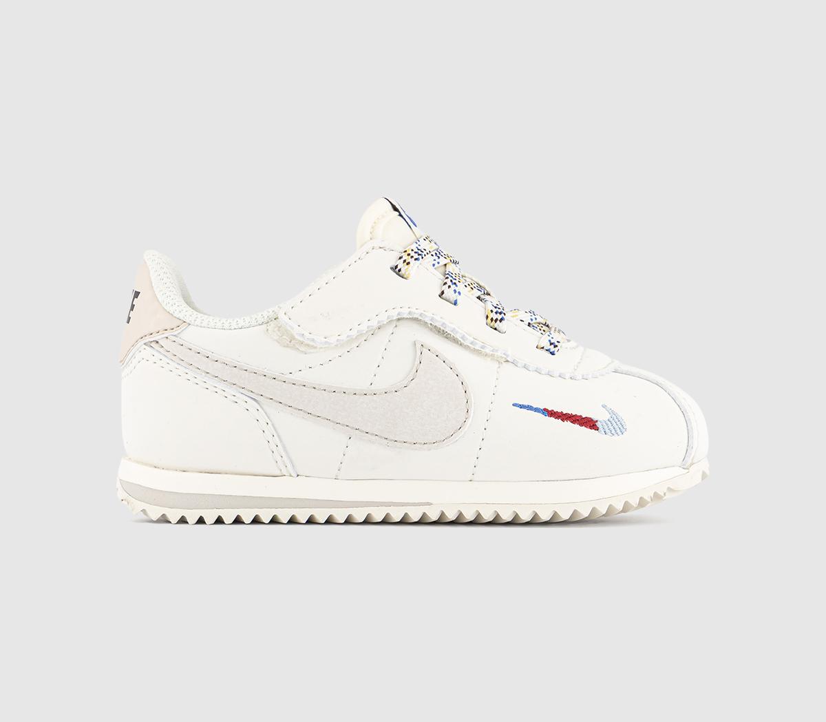 NikeNike Cortez TD Trainers NikeNike Cortez TD TrainersSoft Pearl Light Orewood Brown Comet Blue