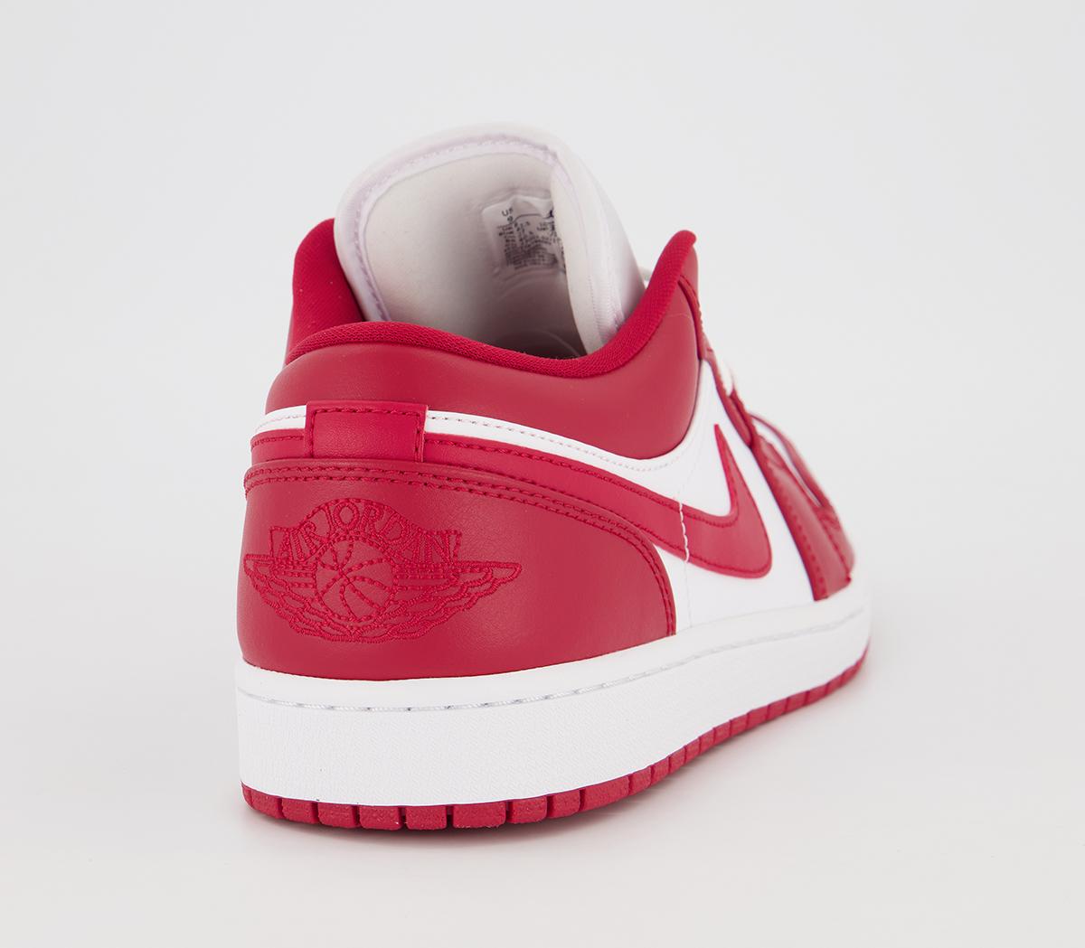 JordanAir Jordan 1 Low TrainersBlack Gym Red Black