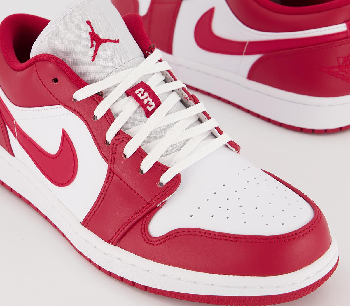 JordanAir Jordan 1 Low TrainersBlack Gym Red Black
