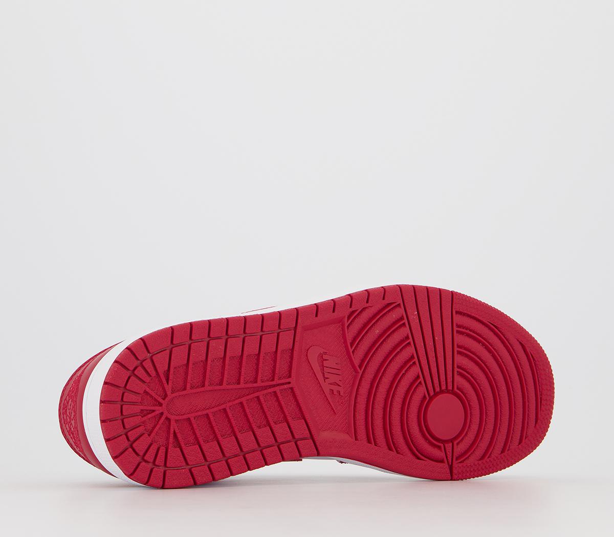 JordanAir Jordan 1 Low TrainersBlack Gym Red Black