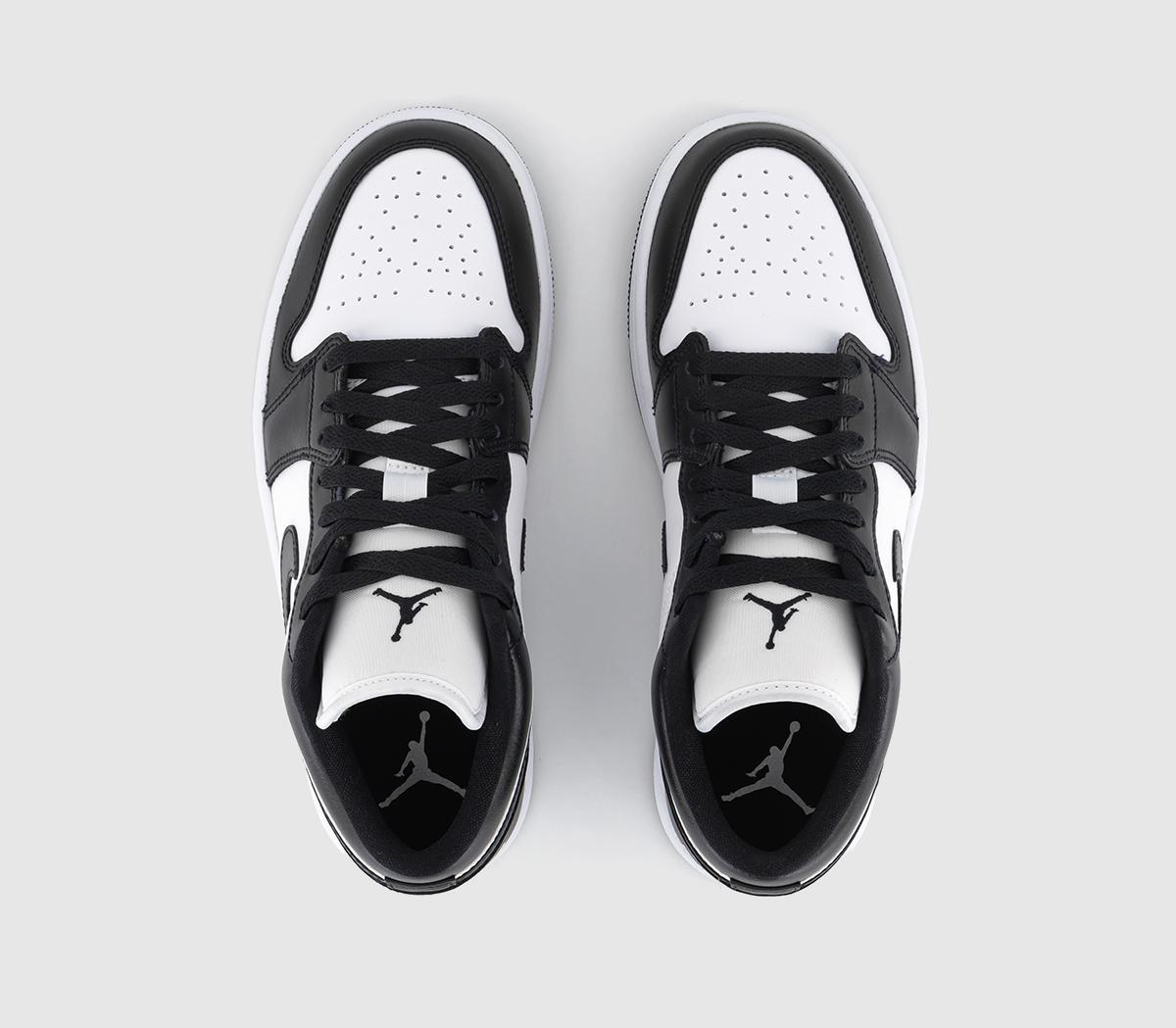 Jordan Air Jordan 1 Low Trainers White Black White - Men's Trainers