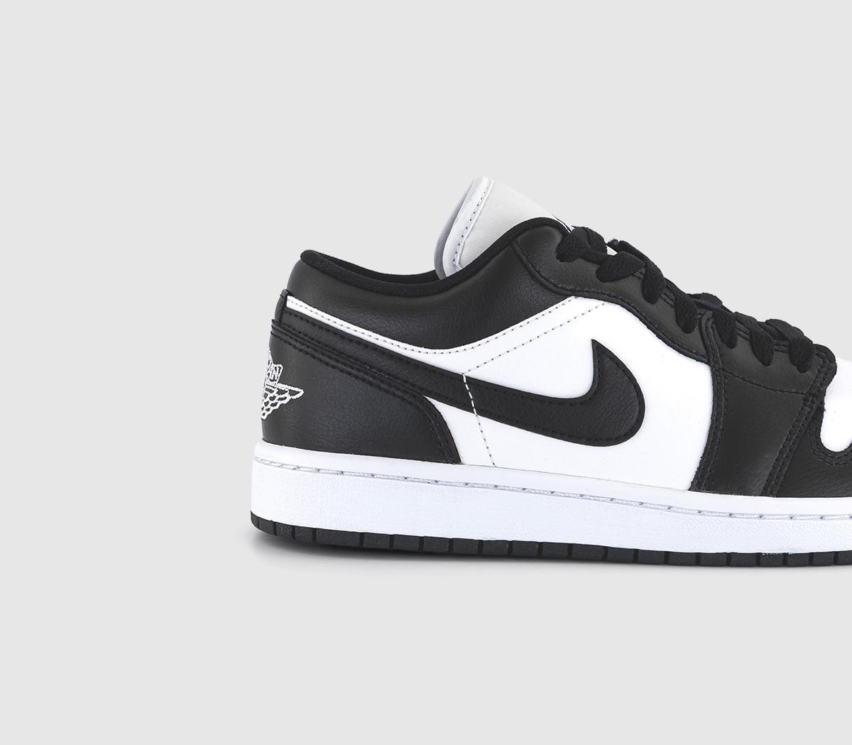 Jordan Air Jordan 1 Low Trainers White Black White - Men's Trainers