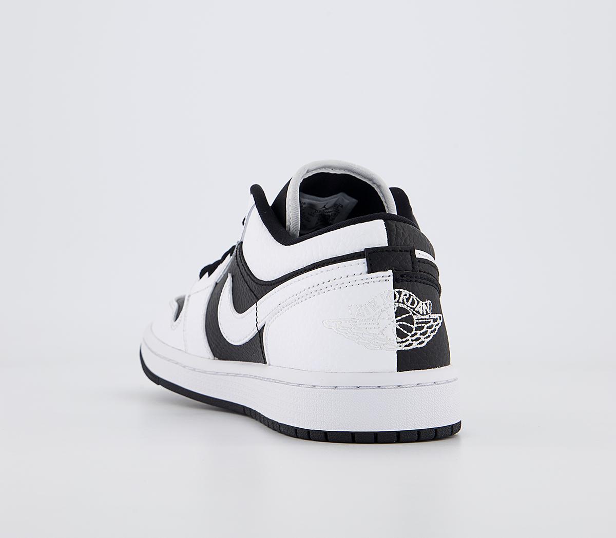 Jordan Air Jordan 1 Low Trainers Jordan Air Jordan 1 Low Trainers White Black White Split