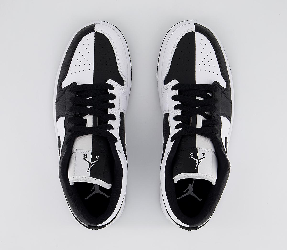Jordan Air Jordan 1 Low Trainers Jordan Air Jordan 1 Low Trainers White Black White Split