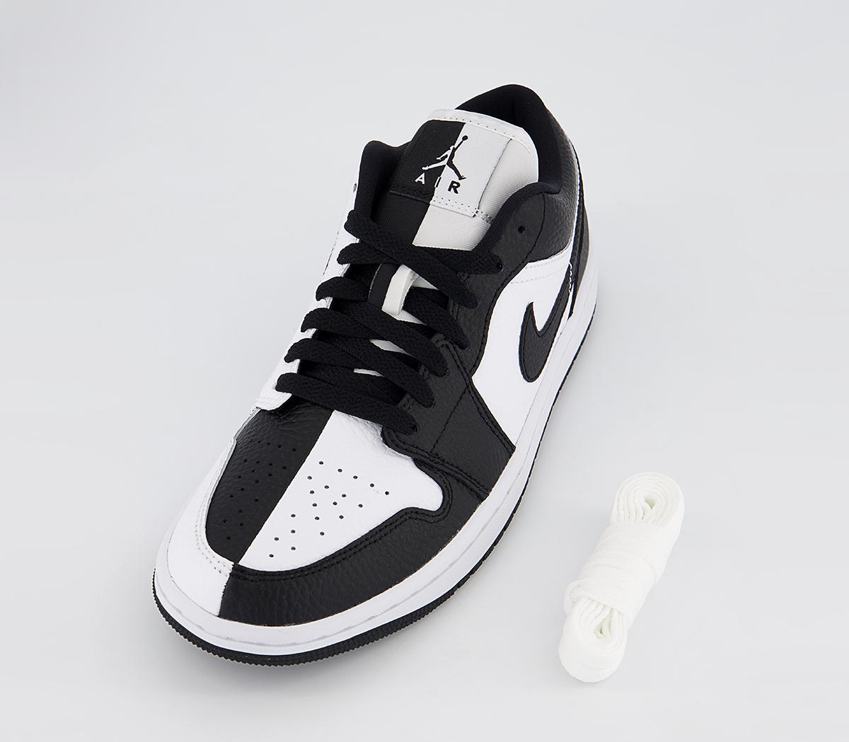 Jordan Air Jordan 1 Low Trainers Jordan Air Jordan 1 Low Trainers White Black White Split