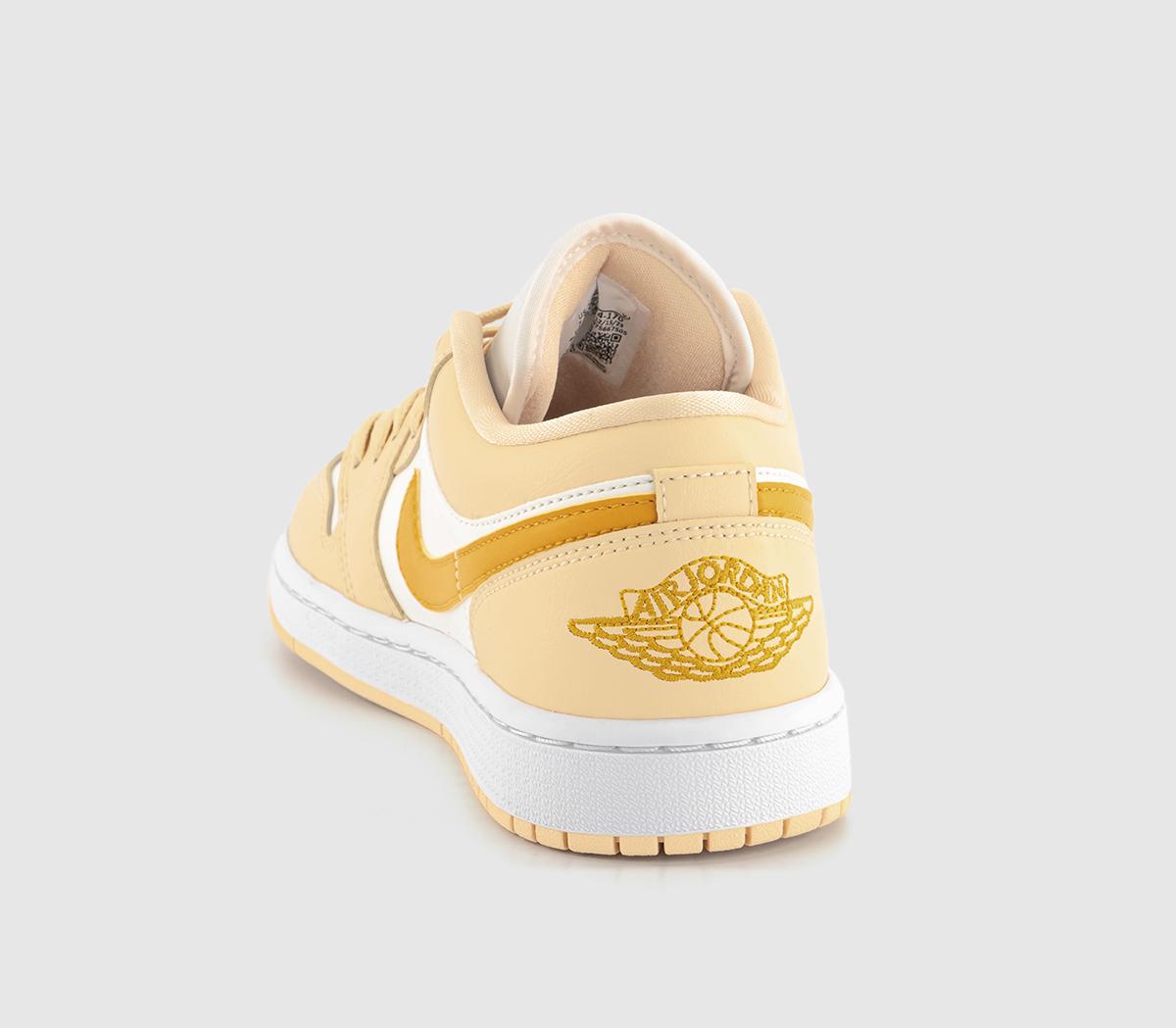 JordanAir Jordan 1 Low Trainers JordanAir Jordan 1 Low TrainersSail Yellow Ochre Pale Vanilla White