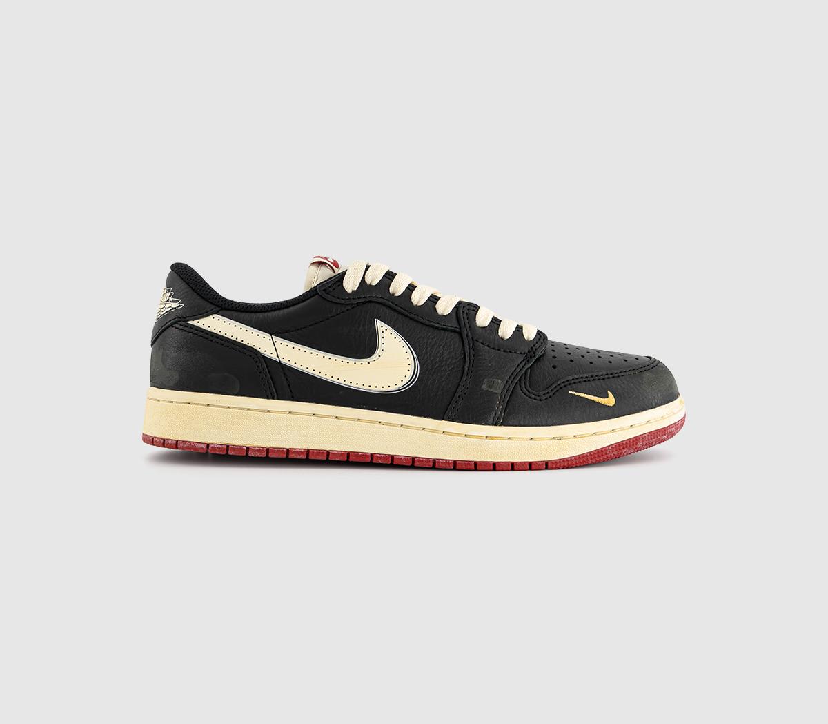 Jordan Nigel Sylvester x Air Jordan 1 Low Trainers Black