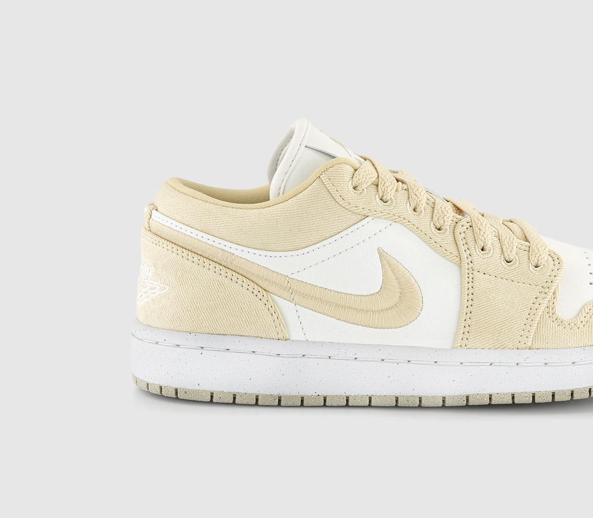 JordanAir Jordan 1 Low TrainersTeam Gold Sail