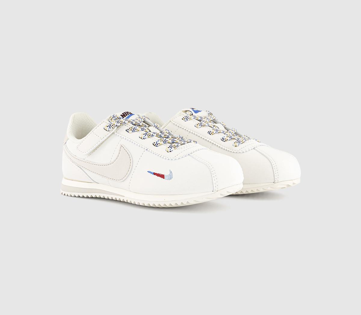 NikeNike Cortez PS Trainers NikeNike Cortez PS TrainersSoft Pearl Light Orewood Brown Comet Blue