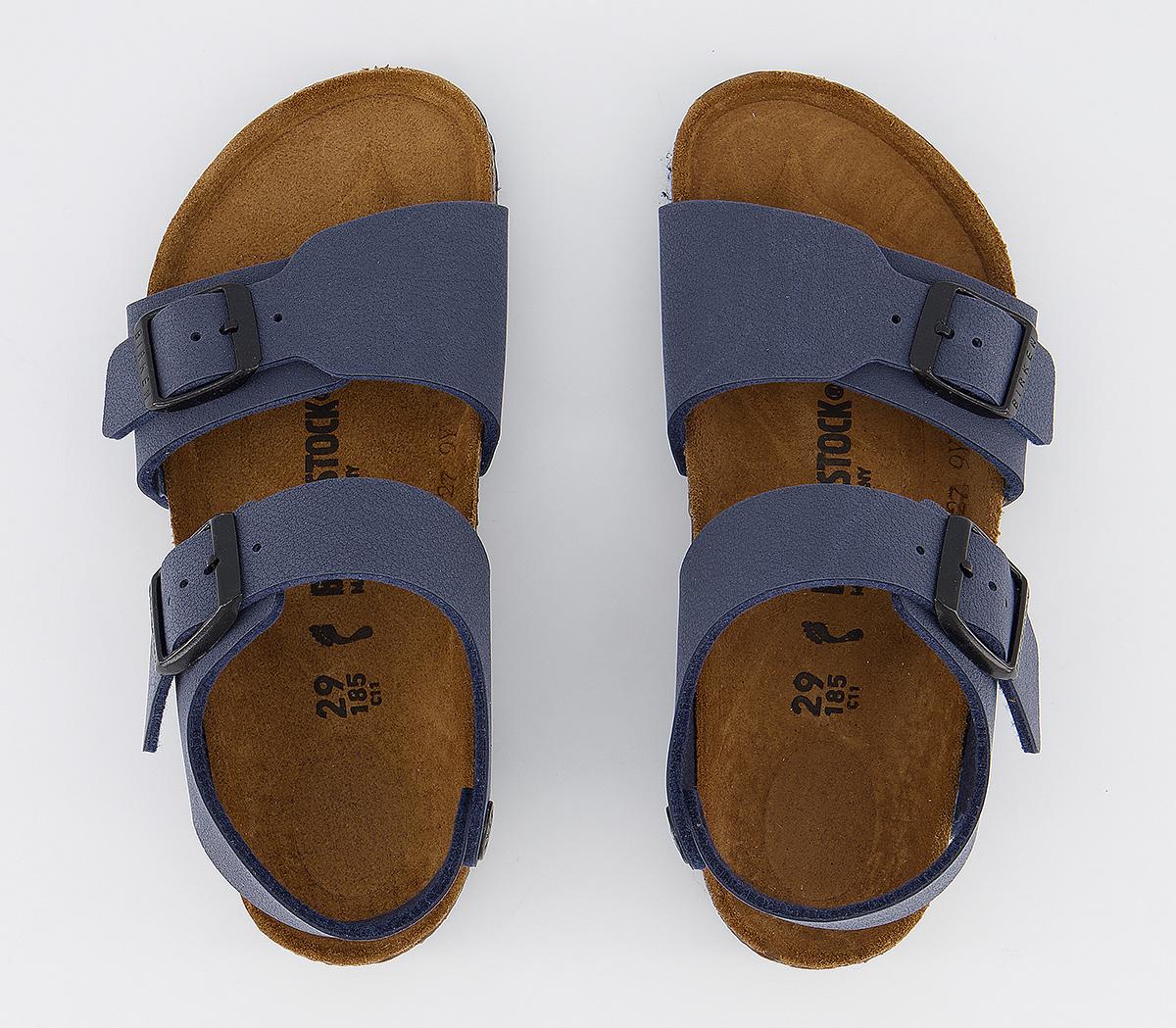 BIRKENSTOCKNew York Kids SandalsNubuck Navy
