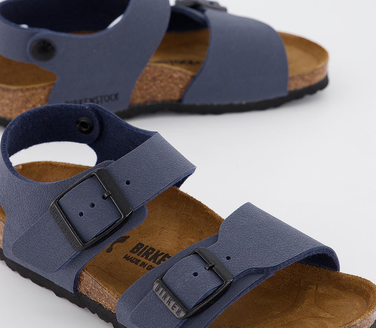 BIRKENSTOCKNew York Kids SandalsNubuck Navy