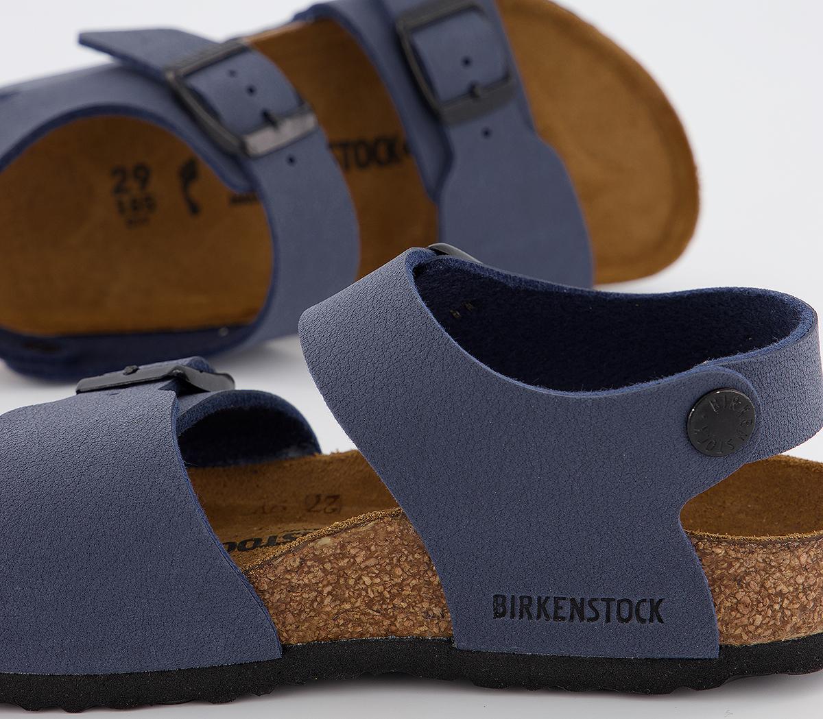 BIRKENSTOCKNew York Kids SandalsNubuck Navy