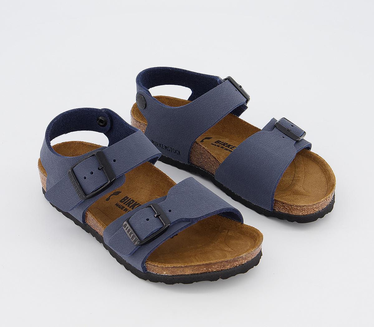 BIRKENSTOCKNew York Kids SandalsNubuck Navy
