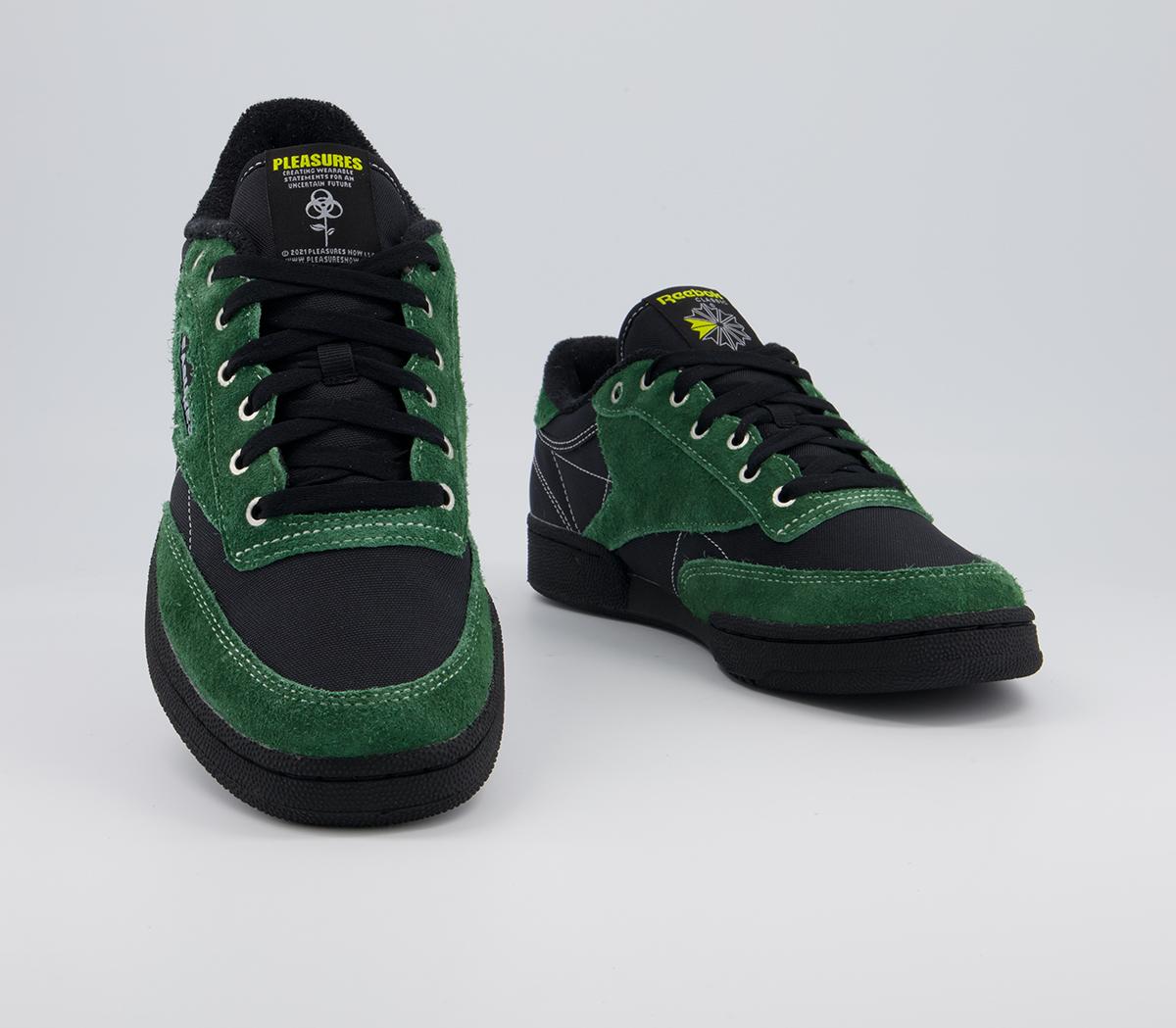 ReebokClub C 85 TrainersPleasures Black Pine Green Black