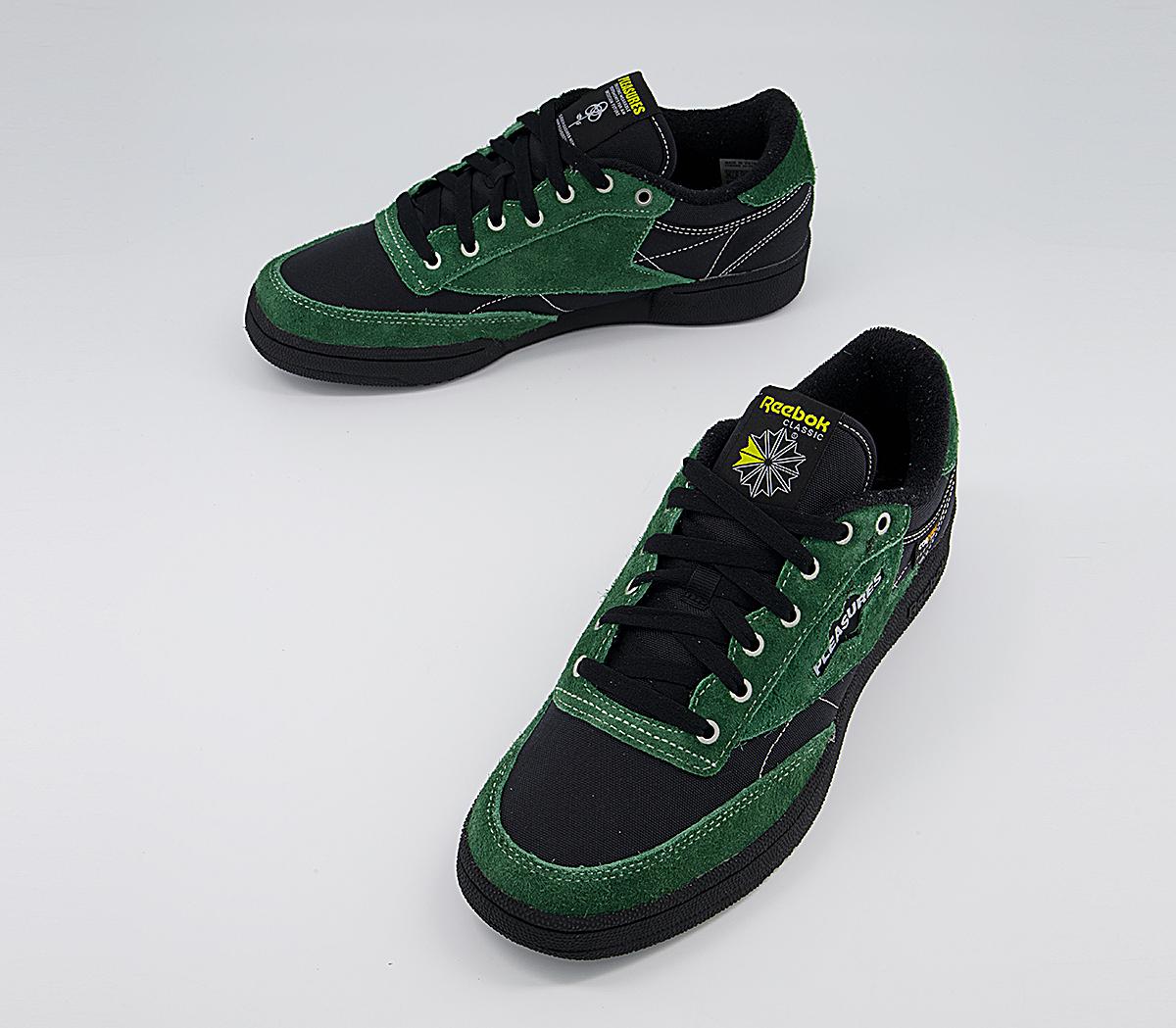 ReebokClub C 85 TrainersPleasures Black Pine Green Black