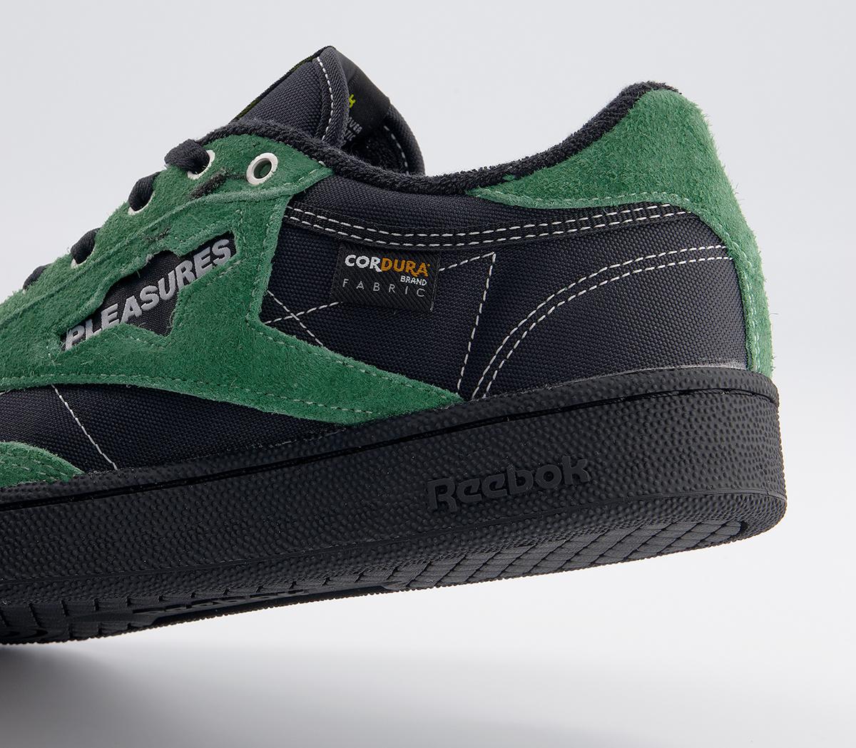 ReebokClub C 85 TrainersPleasures Black Pine Green Black