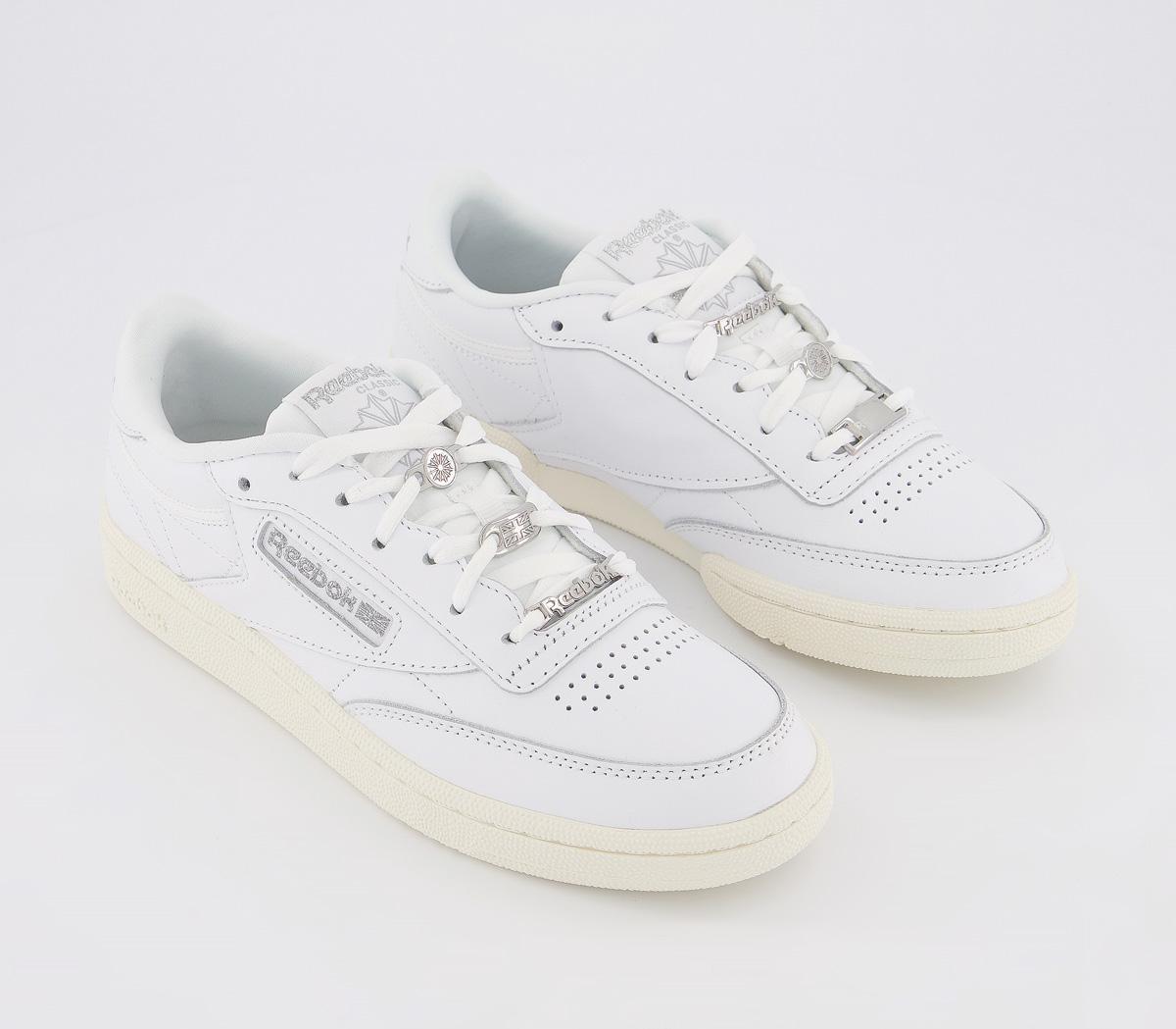 reebok club c 85 shine silver