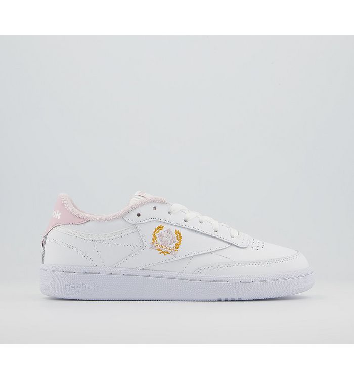 Reebok Club C 85 Trainers White Frost Berry Leather