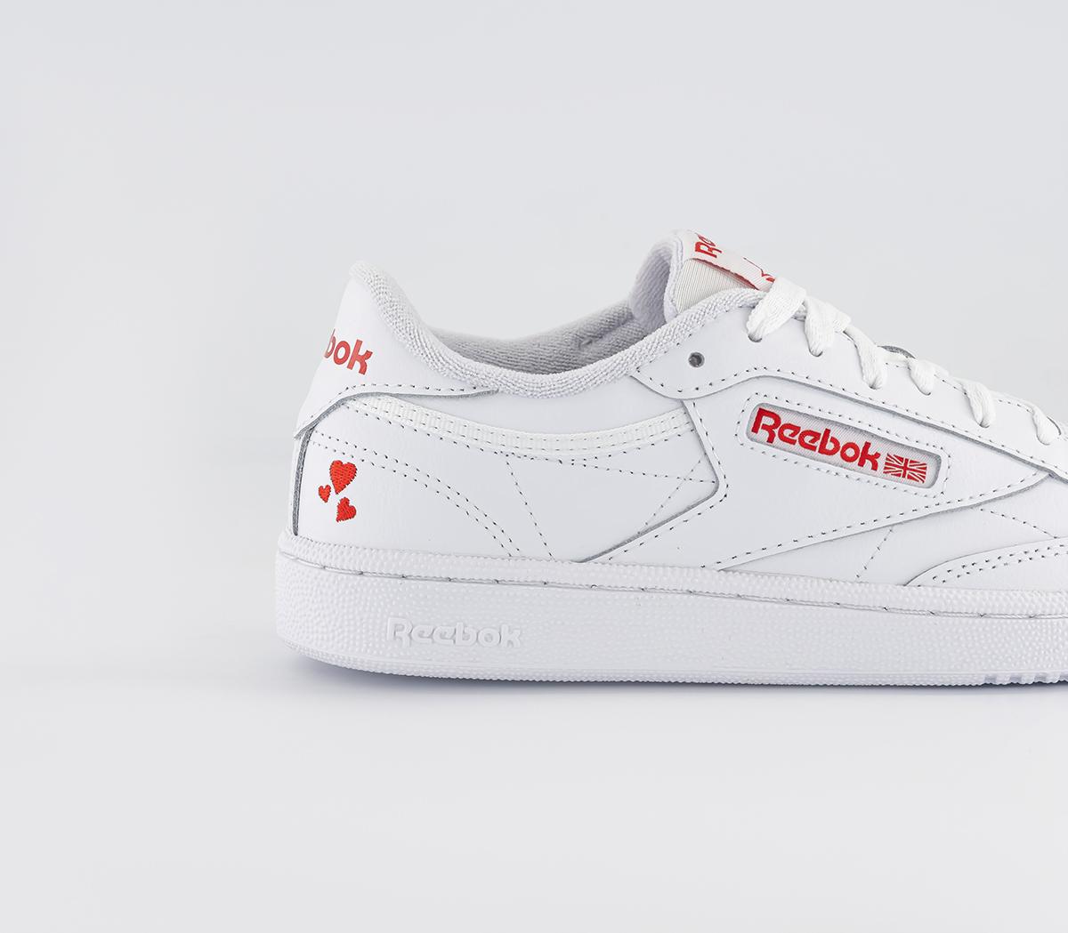 ReebokClub C 85 Trainers White Vector Red White