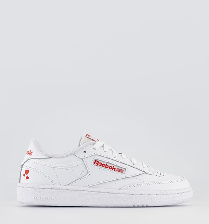 Reebok Club C 85 Trainers White Vector Red White
