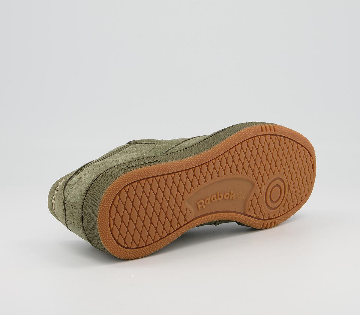 Reebok Club C 85 Trainers Reebok Club C 85 Trainers Olive Beige Gum