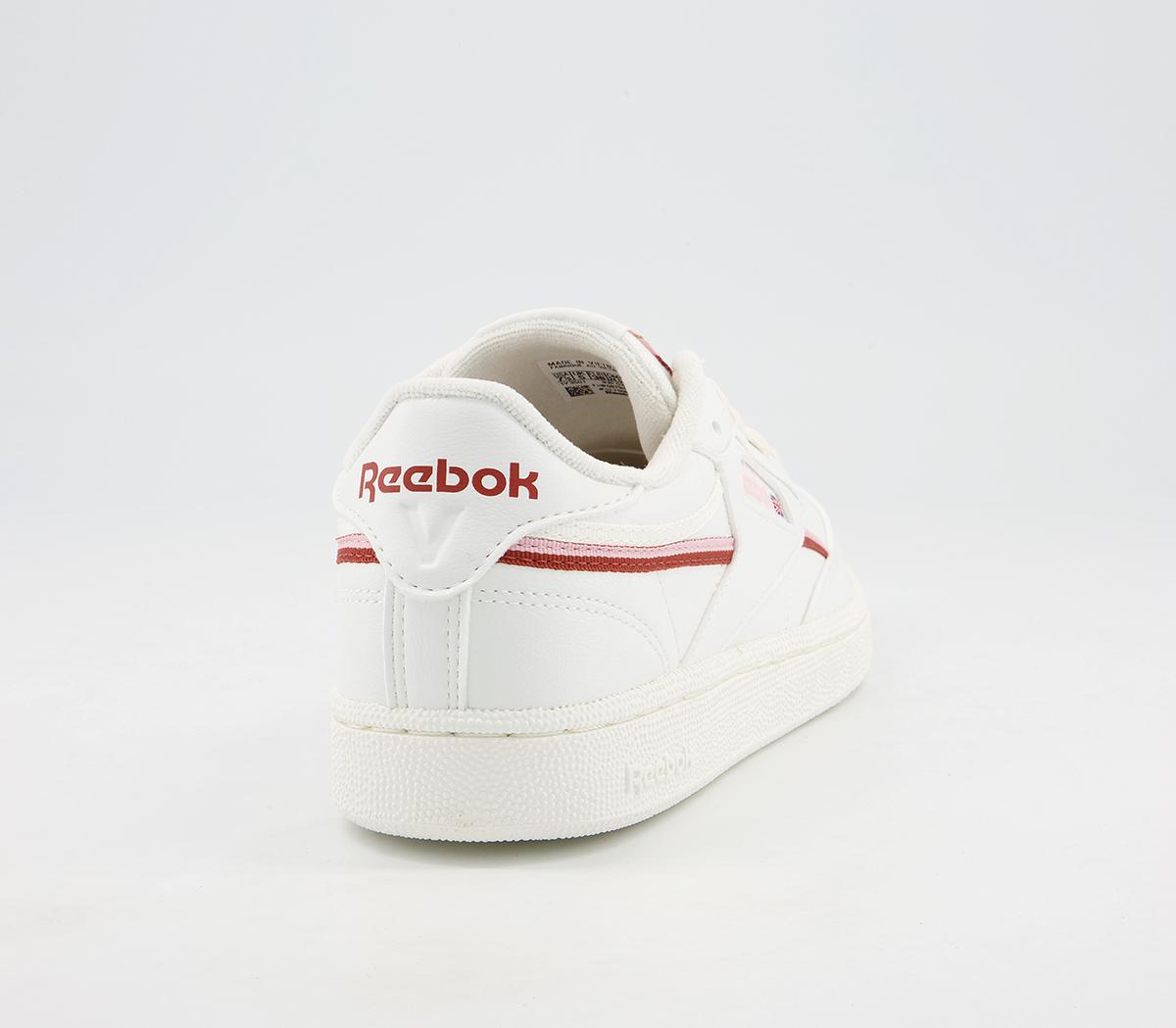 Reebok Club C 85 Trainers Reebok Club C 85 Trainers Chalk Pink Glow Baked Earth Vegan