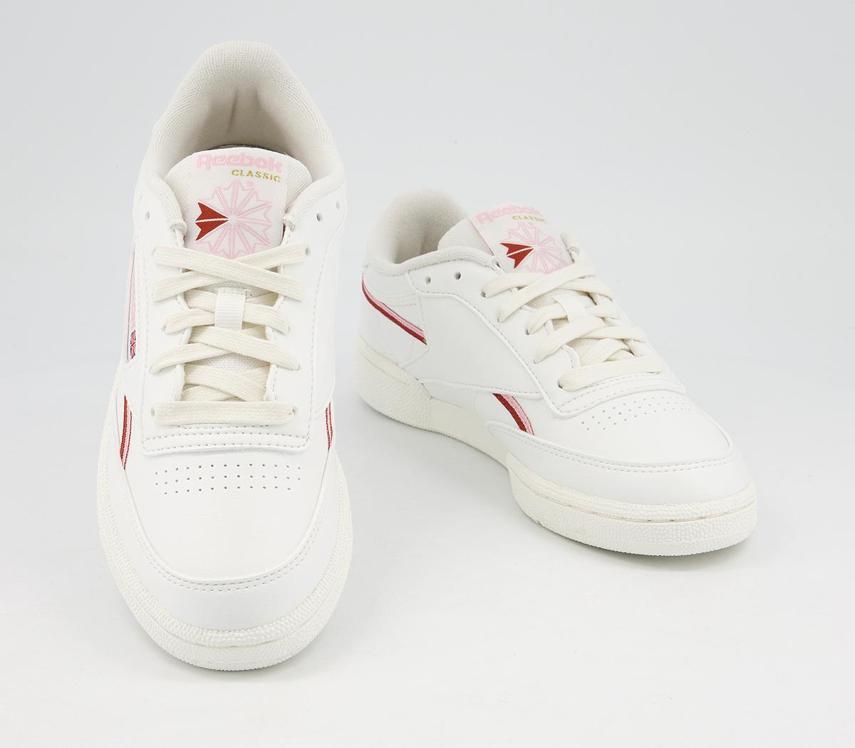 Reebok Club C 85 Trainers Reebok Club C 85 Trainers Chalk Pink Glow Baked Earth Vegan