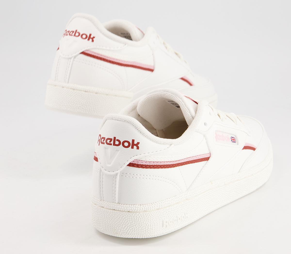 Reebok Club C 85 Trainers Reebok Club C 85 Trainers Chalk Pink Glow Baked Earth Vegan