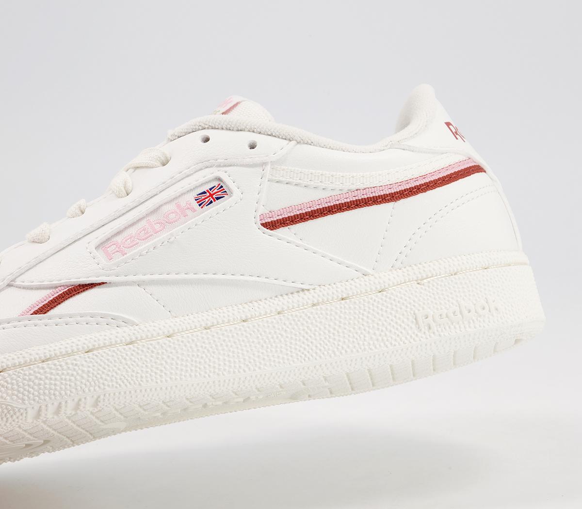 Reebok Club C 85 Trainers Reebok Club C 85 Trainers Chalk Pink Glow Baked Earth Vegan