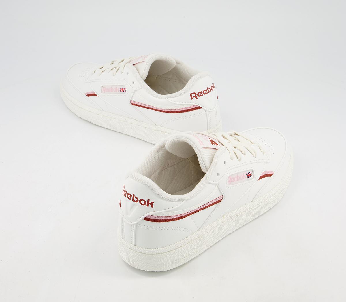 Reebok Club C 85 Trainers Reebok Club C 85 Trainers Chalk Pink Glow Baked Earth Vegan