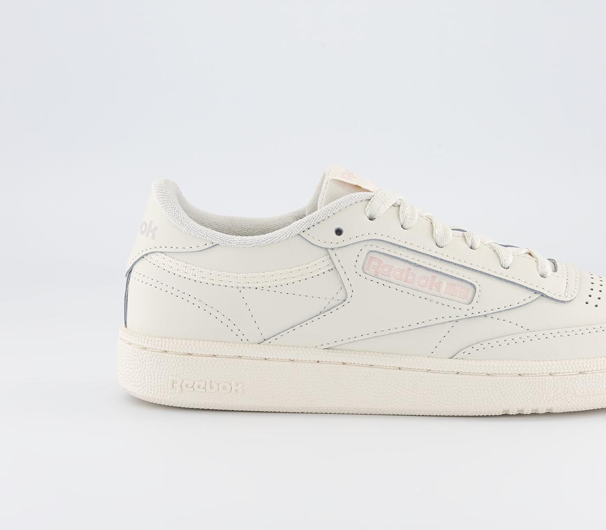 Reebok Club C 85 Trainers Chalk Porcelain Pink Women's Trainers