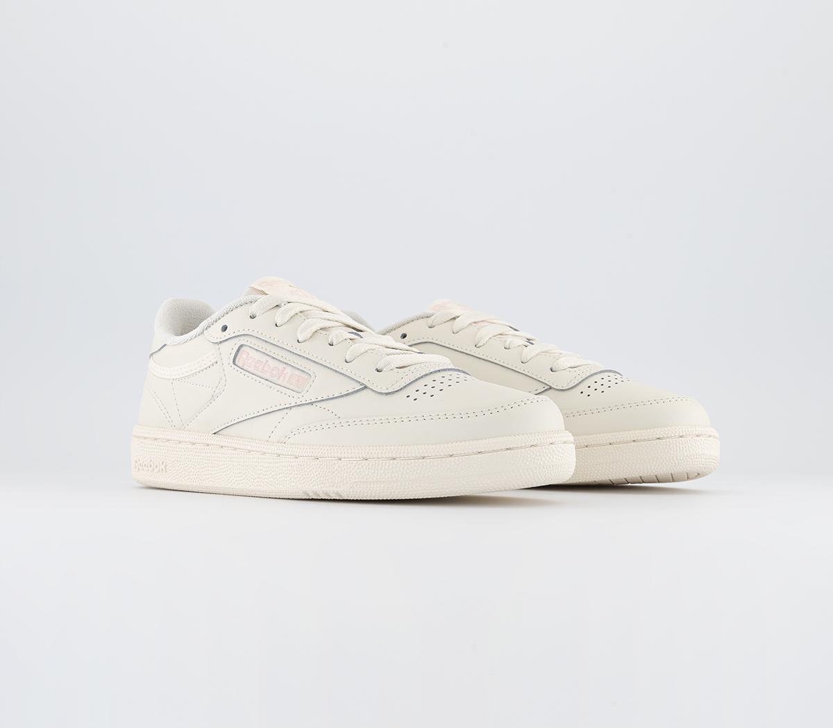 Reebok Club C 85 Trainers Chalk Porcelain Pink - Women's Trainers