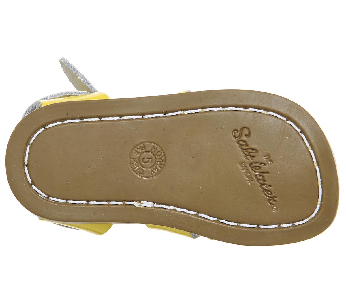 Salt-Water Original Infant Sandals Salt-Water Original Infant Sandals Yellow Patent