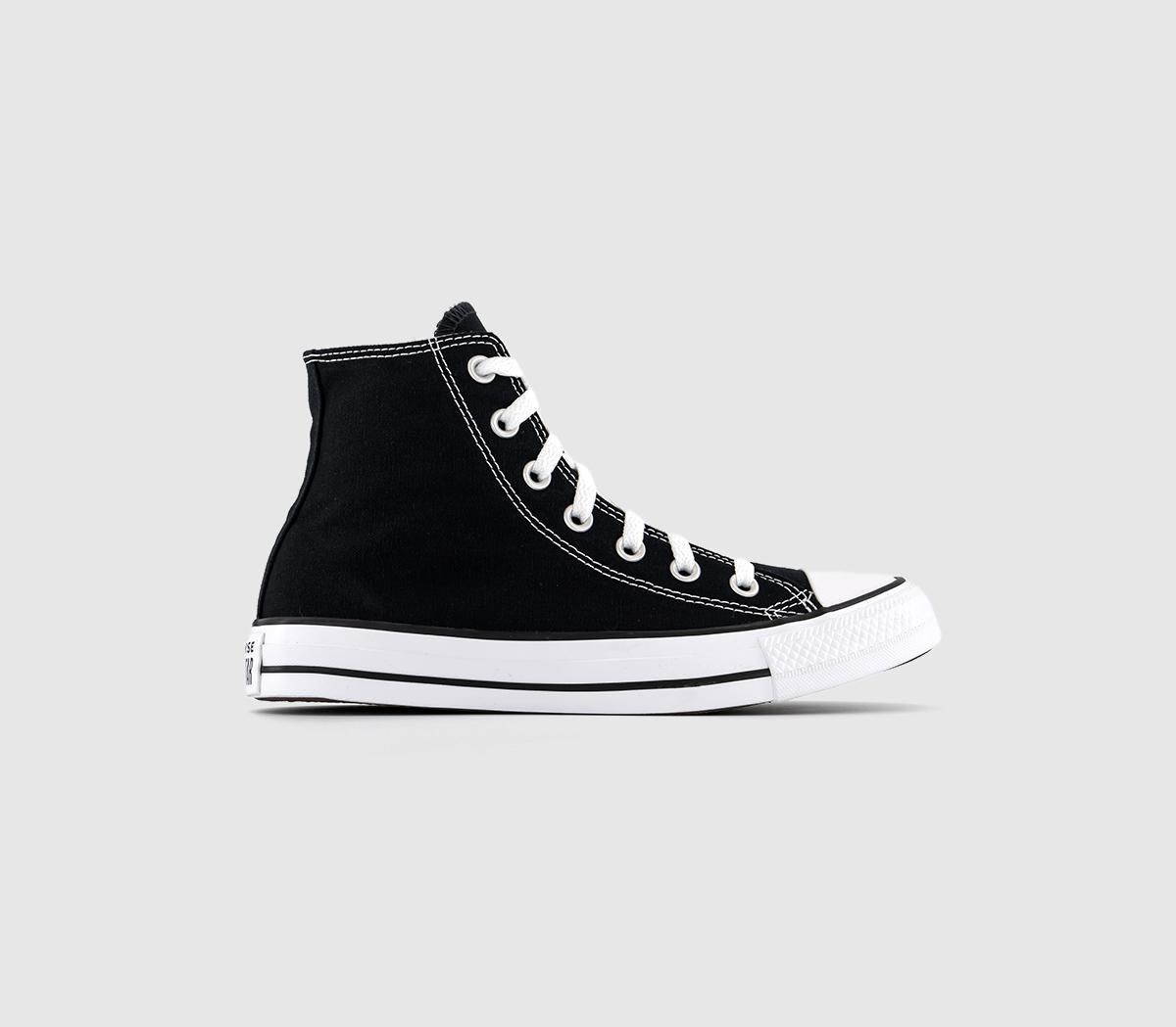 black converse high top sneakers