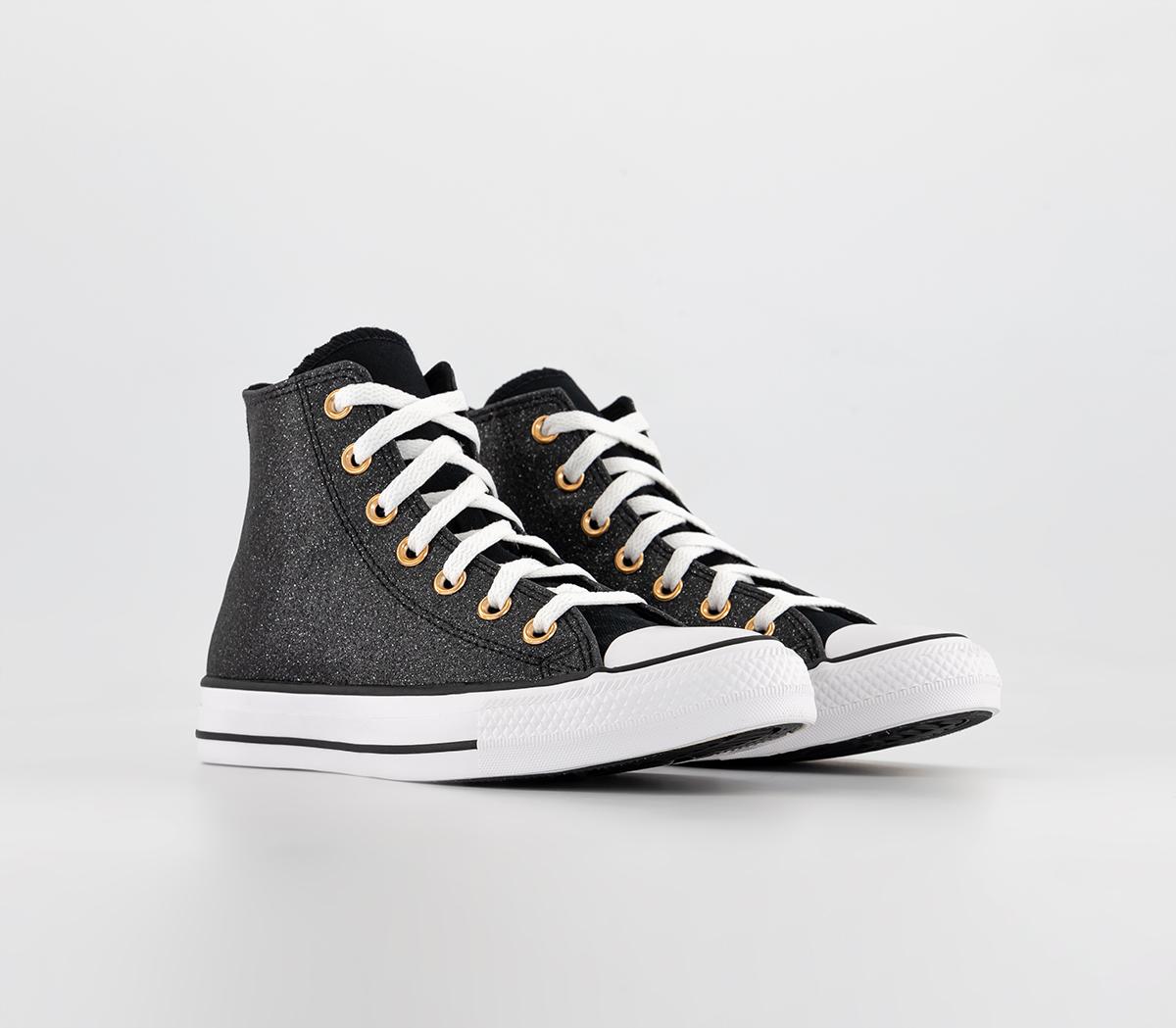 Converse Converse All Star Hi Trainers Black White Copper - Women's ...