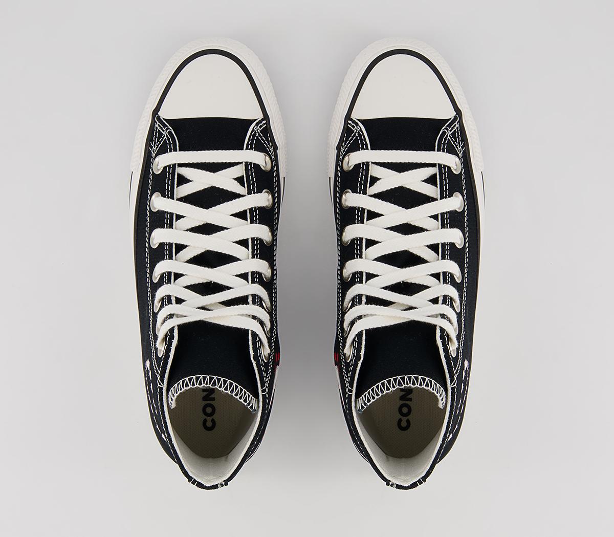 Converse Converse All Star Hi Trainers Converse Converse All Star Hi Trainers Black Vintage White